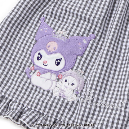 日本童裝 Slap Slip x Sanrio 格子拼接連身裙 80-130cm 女童款 秋季 DRESSES 其他品牌童裝
