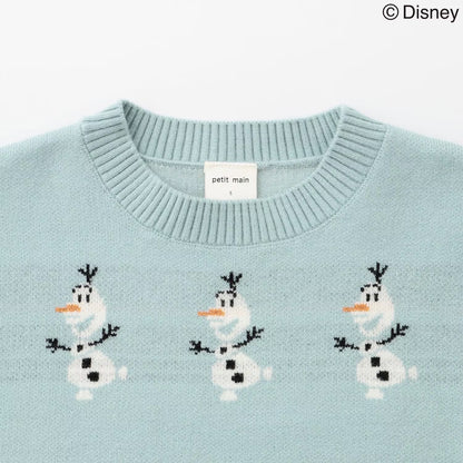 日本童裝 pe#main x Disney Princess 針織毛衣 80-130cm 女童款 秋季 TOPS