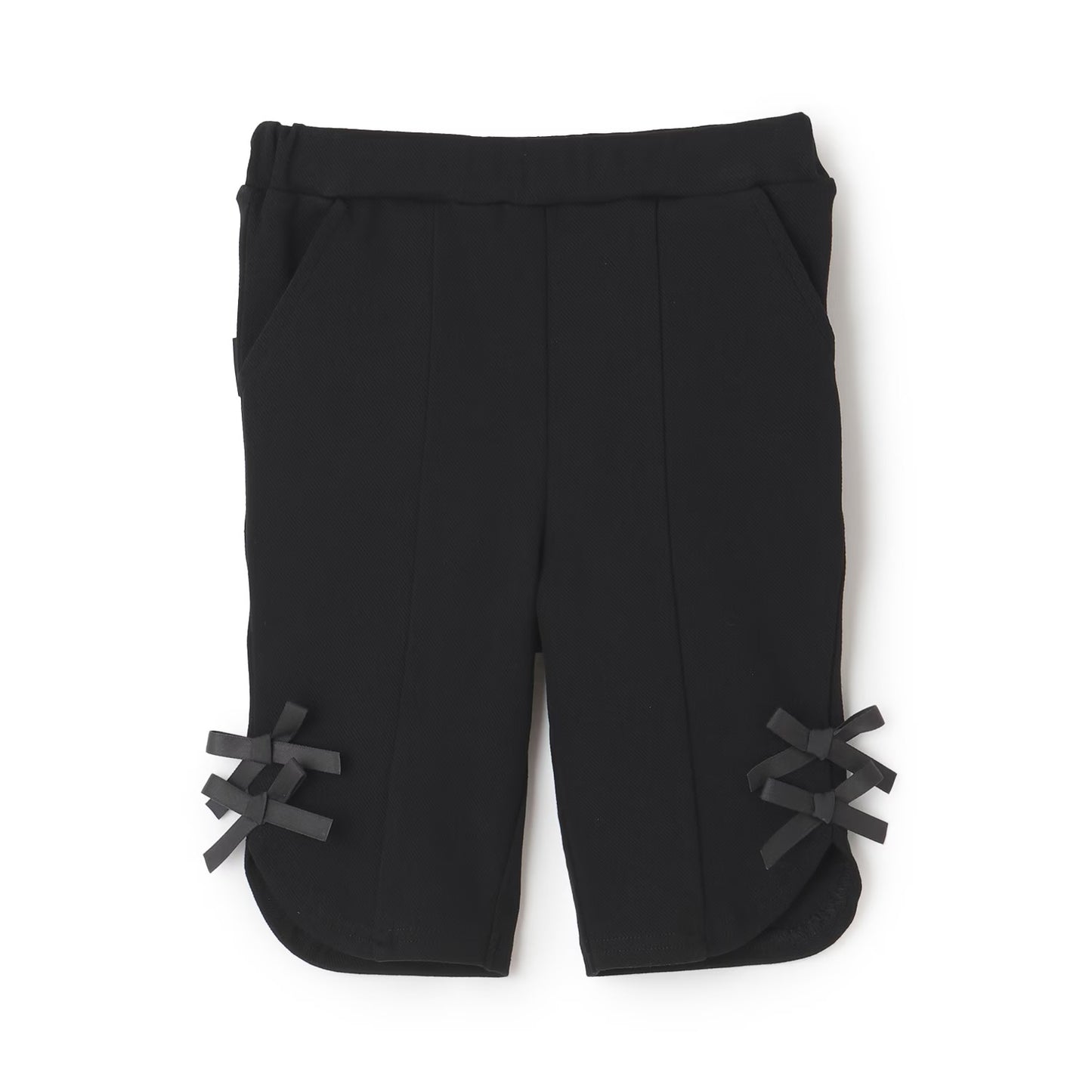 日本童裝 pe#main 防污系列 七分長蝴蝶結短褲 80-130cm 女童款 夏季 PANTS