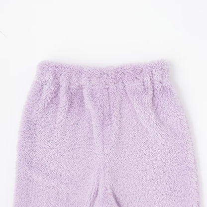 日本童裝 Ly# mine 毛毛睡衣套裝 100-150cm 女童款 冬季 TOPS PANTS 睡衣系列