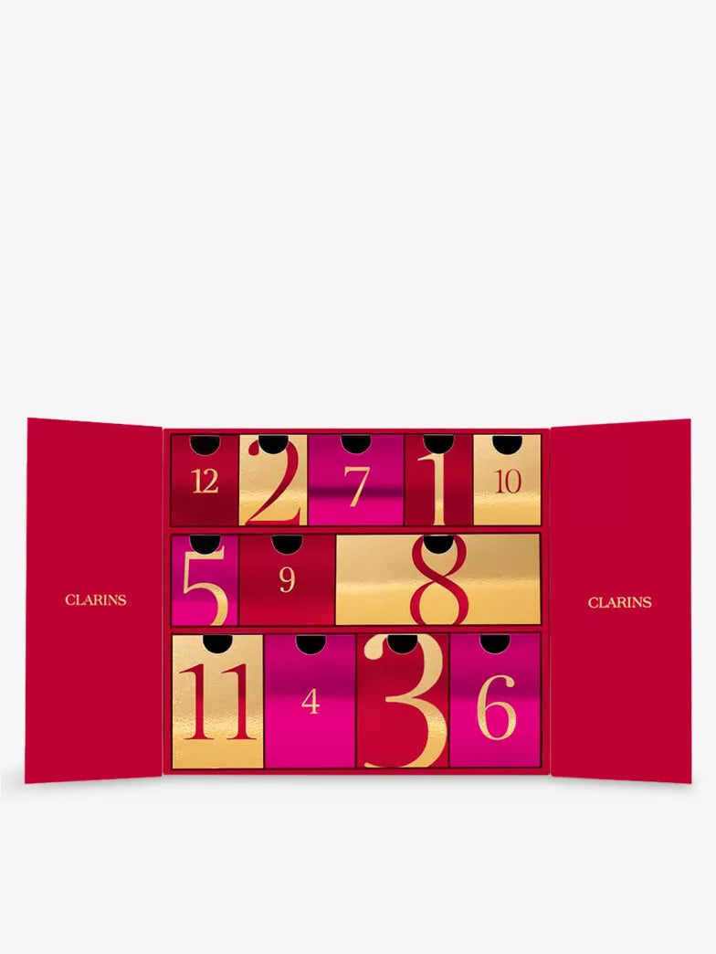 日英美直送 CLARINS 12 Day Beauty Calendar Worth over £173 聖誕倒數日曆 大人款 聖誕快樂特輯 不參與$900免運 滿$900可加$25免運到順豐站/智能櫃 Christmas Advent Calendars 2026