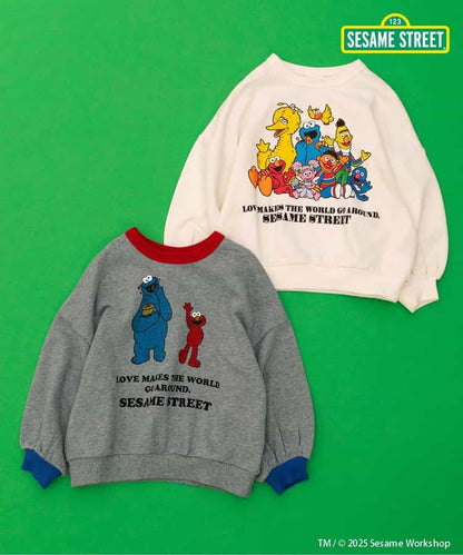 日本童裝 BREEZE x Sesame Street 衛衣 80-140cm 男童款/女童款 冬季 TOPS