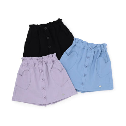 日本童裝 Ly# mine 心型口袋裙褲 100-140cm 女童款 夏季 PANTS