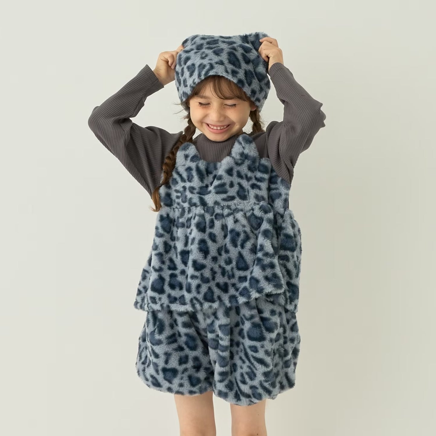 Japanese children's clothing Ly# mine tank top and shorts set 100-150cm girls summer TOPS PANTS 