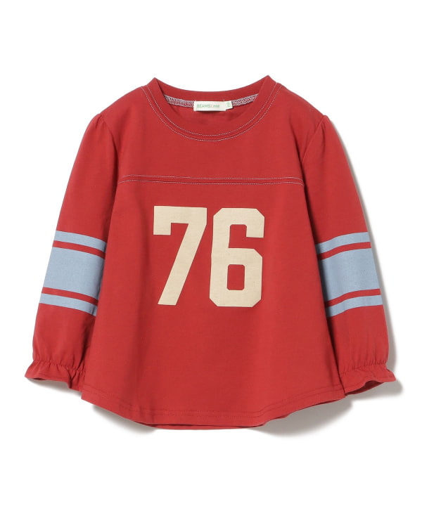 日本童裝 BE#AMS mini 編號印花上衣 90-140cm 女童款 夏季 TOPS