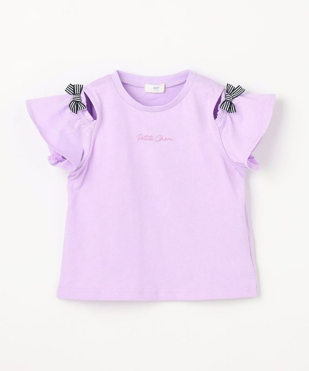 日本童裝 aF#a325 蝴蝶結露肩上衣 90-150cm 女童款 夏季  TOPS