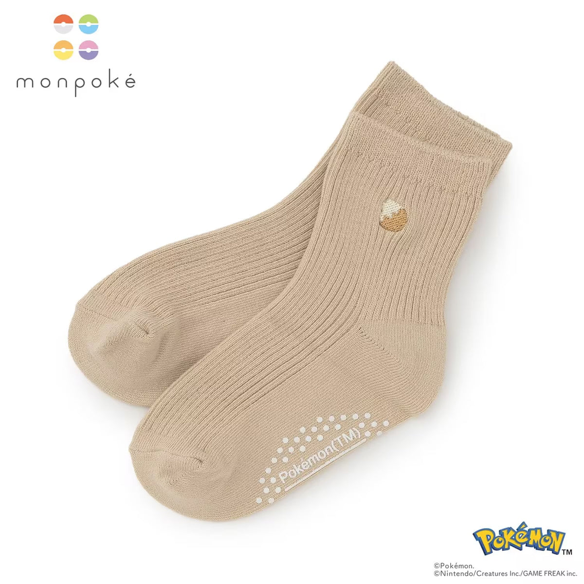 日本直送 pe#main x【monpoke】襪一對 11-20cm 初生嬰兒 襪系列