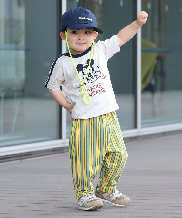 日本童裝 BEAMS mini x Disney MICKEY MOUSE上衣 90-140cm 女童款 夏季 TOPS