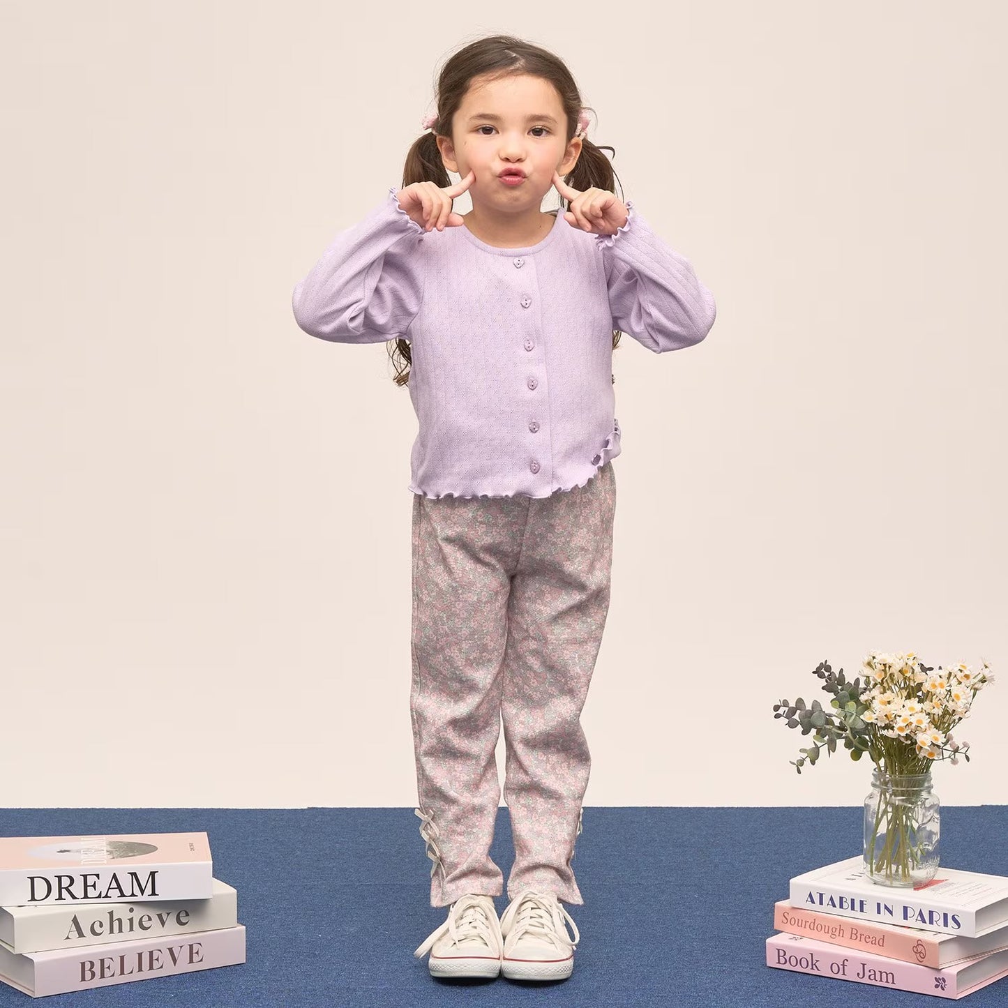 Japanese children's clothing Ly# mine tank top and shorts set 100-150cm girls summer TOPS PANTS 