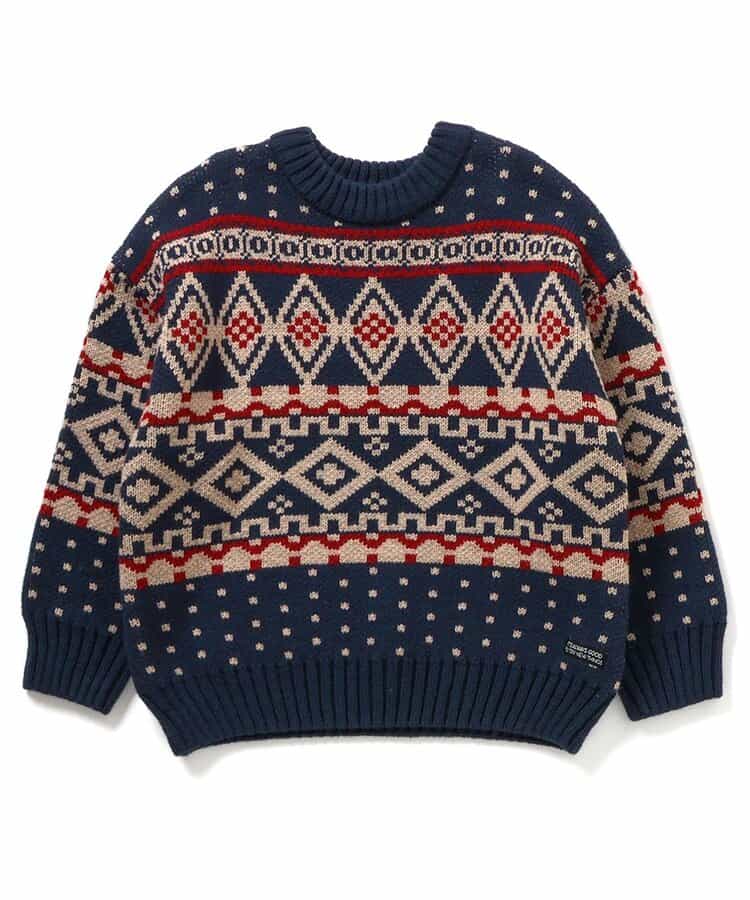 日本童裝 BREEZE 針織冷衫 80-140cm 男童款/女童款 冬季 Tops Christmas 聖誕快樂特輯 聖誕服裝/飾物配件