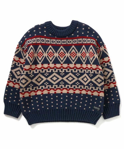 日本童裝 BREEZE 針織冷衫 80-140cm 男童款/女童款 冬季 Tops Christmas 聖誕快樂特輯 聖誕服裝/飾物配件