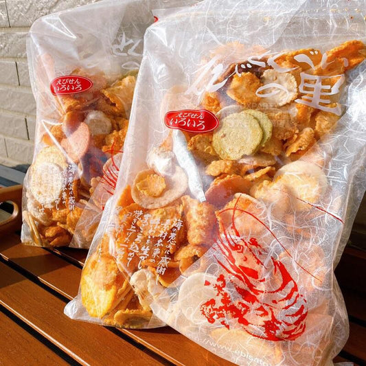 日本直送 えびせんべいの里 最HIT 10款不同口味的蝦餅 280g 中秋節/萬聖節 限定手信