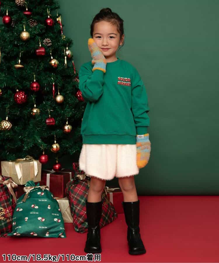 日本童裝 BREEZE 衛衣 80-140cm 男童款/女童款 冬季 Tops Christmas 聖誕快樂特輯 聖誕服裝/飾物配件 聖誕紅/新年紅