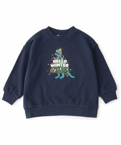 日本童裝 BREEZE 衛衣 80-140cm 男童款/女童款 冬季 Tops Christmas 聖誕快樂特輯 聖誕服裝/飾物配件 聖誕紅/新年紅