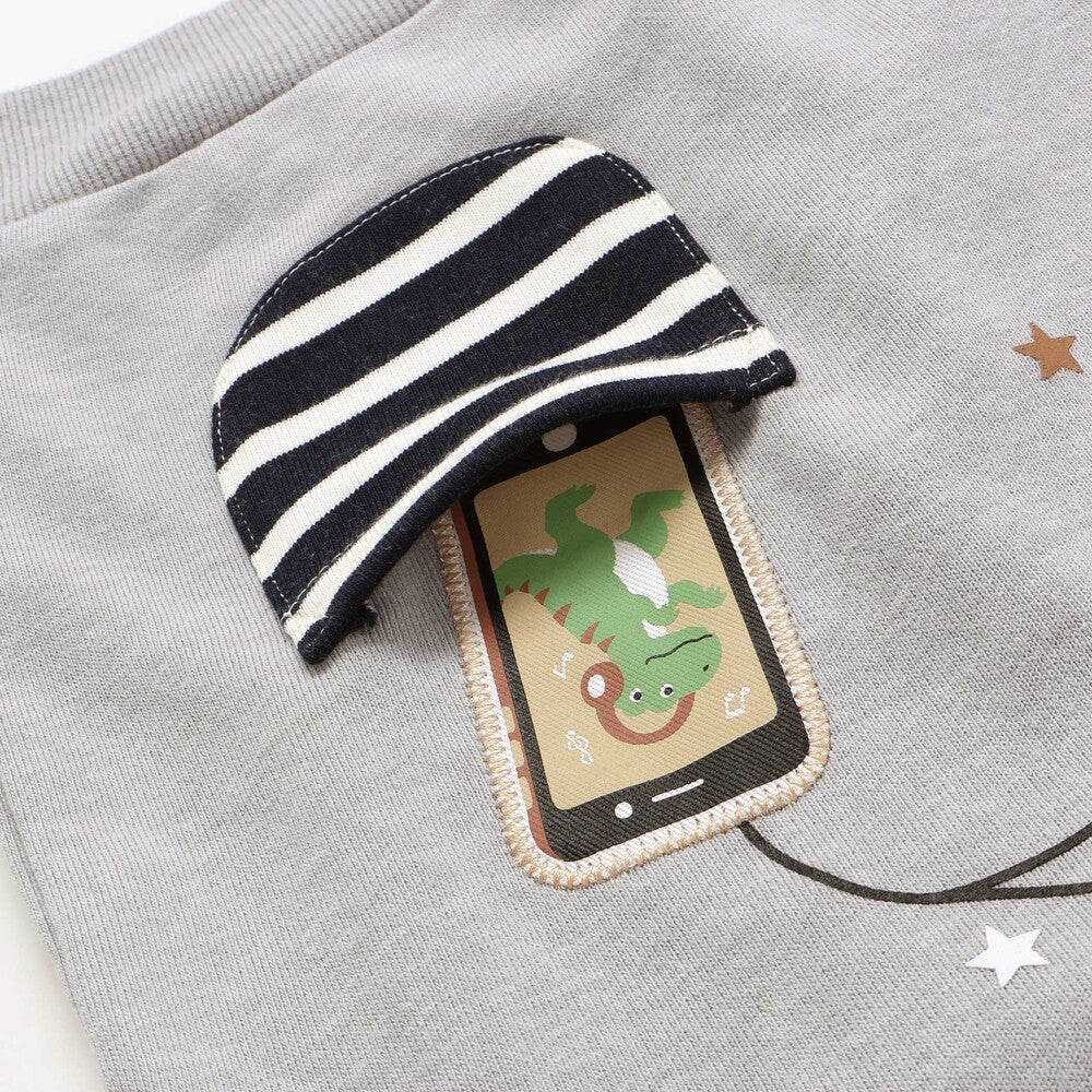 Japanese children's clothing b・R# x Crayon Shin-chan cool contact water-absorbing quick-drying series short-sleeved tops 100-140cm boys'/girls' summer TOPS 