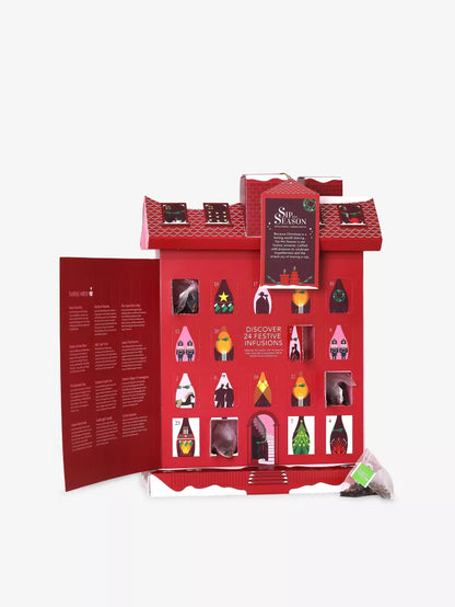 日英美直送 ENGLISH TEA SHOP STS Org. Town House Advent Calendar 24 Pyramid Tea Bags 48g  聖誕倒數日曆 大人款 聖誕快樂特輯 不參與$900免運 滿$900可加$25免運到順豐站/智能櫃 Christmas Advent Calendars 2026