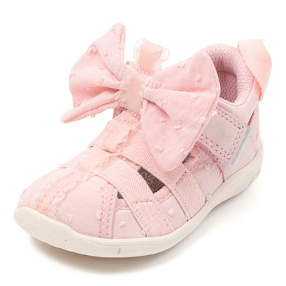 IFME CALIN Large Bow Amphibious Sneakers (Direct from Japan) - Healthy Functional Children's Shoes (12-15cm) (Girls' Shoes) 