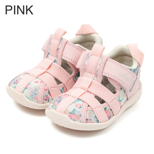 IFME CALIN Watercolor Pattern Amphibious Sneakers (Direct from Japan) - Healthy Functional Children's Shoes (12-15cm) for Girls 