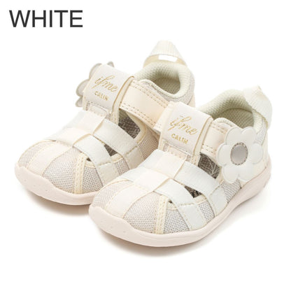 IFME CALIN Daisy Amphibious Sneakers (Direct from Japan) - Healthy Functional Children's Shoes (12-15cm) for Girls 