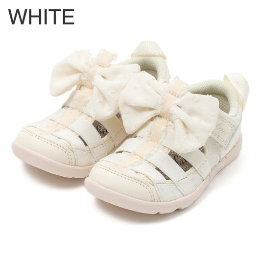 IFME CALIN Large Bow Amphibious Sneakers (Direct from Japan) - Healthy Functional Children's Shoes (15-21cm) - Girls' Shoes 