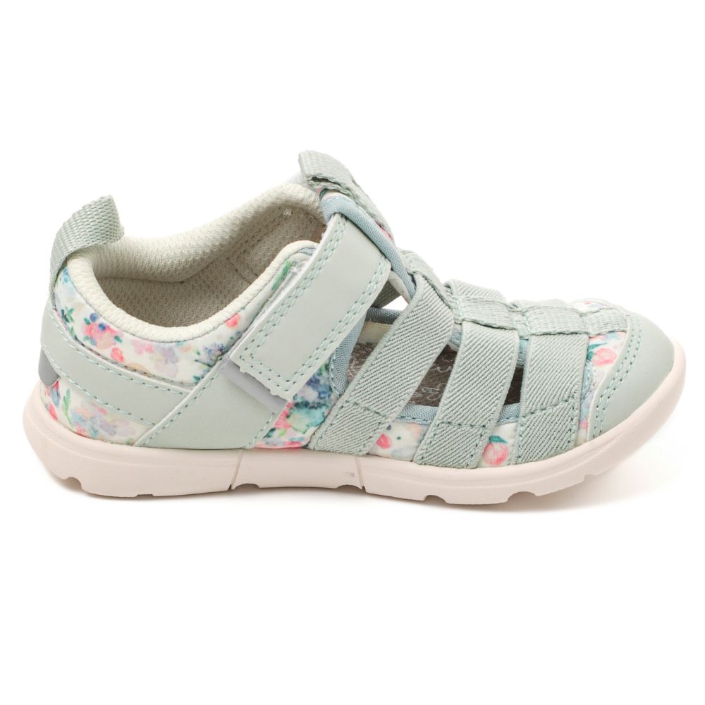 IFME CALIN Watercolor Pattern Amphibious Sneakers (Direct from Japan) - Healthy Functional Children's Shoes (15-21cm) - Girls' Shoes 