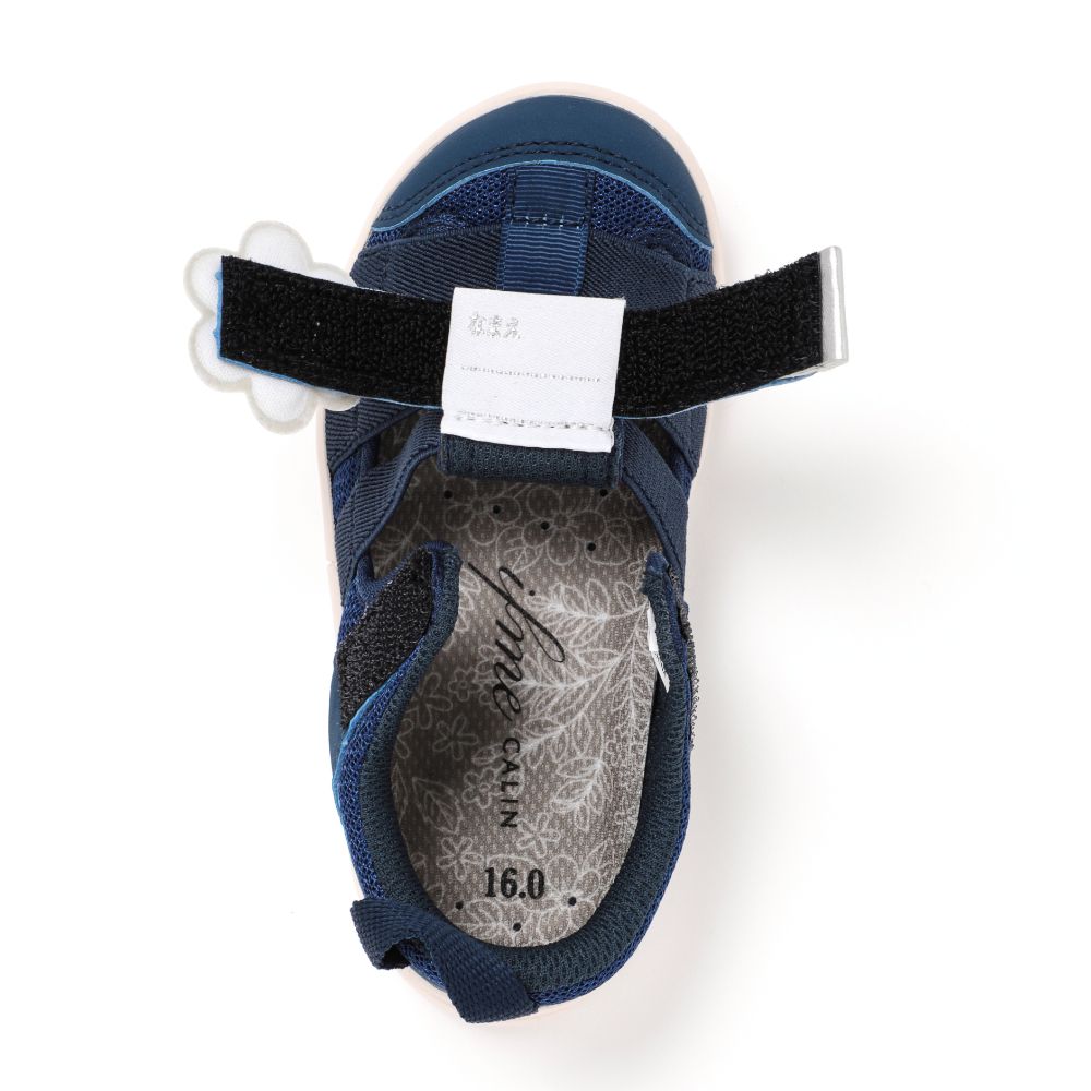IFME CALIN Daisy Amphibious Sneakers (Direct from Japan) - Healthy Functional Children's Shoes (15-21cm) - Girls' Shoes 