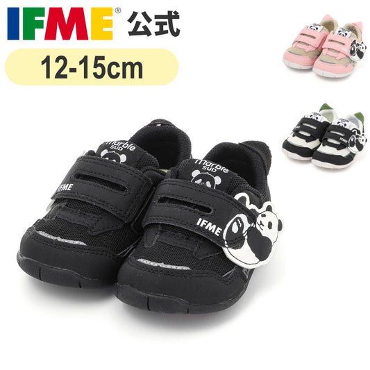 IFME x Adventure World Wakayama Prefecture Limited Edition Maple Panda-themed Healthy Functional Children's Shoes (12-15cm) Direct from Japan (Boys/Girls) 