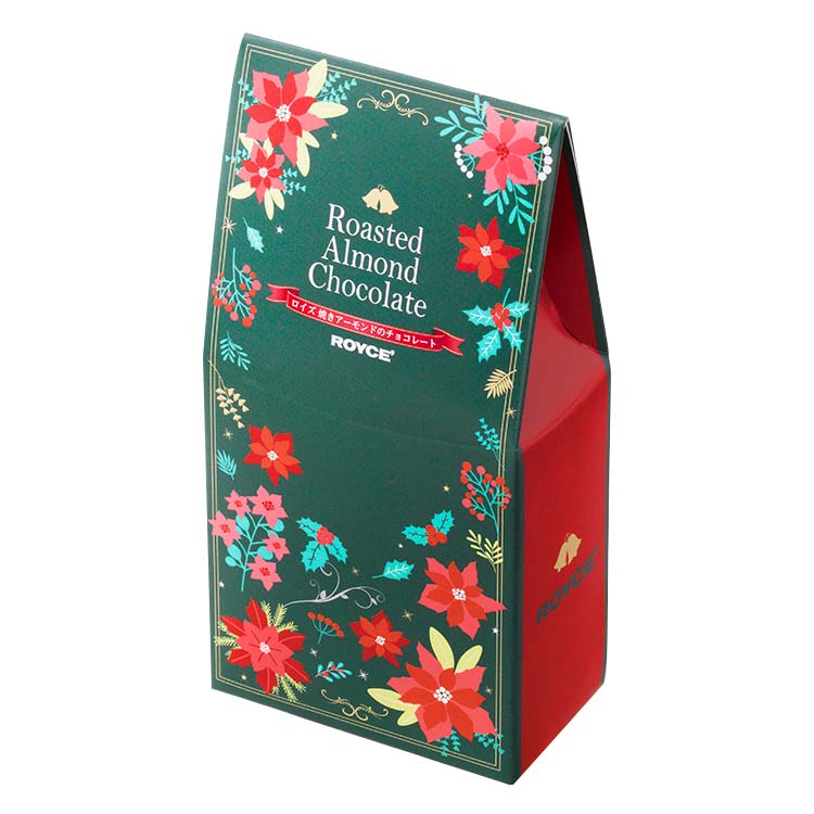 日本直送 ROYCE 烤杏仁朱古力小禮盒 120g 聖誕快樂特輯 新年行運發財特輯 Christmas Happy New Year 馬年 限定手信