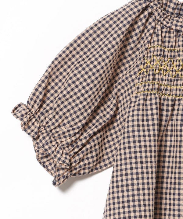 日本童裝 BEAMS mini 打纜上衣 90-140cm 女童款 夏季 TOPS