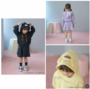 日本童裝 Ly# mine x Sanrio 衛衣短裙套裝 100-140cm 女童款 秋季 TOPS SKIRTS