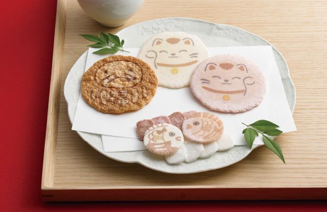 日本直送 桂新堂 日本傳統文化蝦片 聖誕快樂特輯 新年行運發財特輯 Christmas Happy New Year 馬年 限定手信