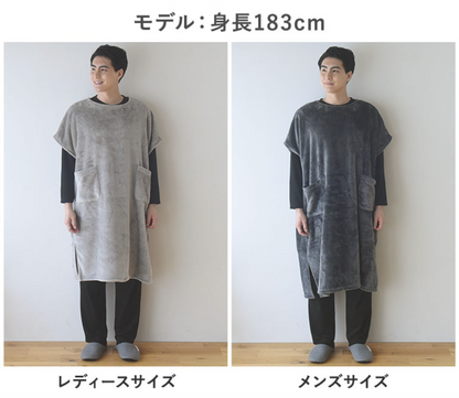 日本直送 超細纖維絨毛套頭睡袋/家居服  Free Size 親子裝 大人款 秋冬季 睡袋系列