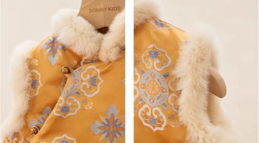 新年童裝 紫菱寶華唐裝背心 90-140cm 女童款 新年中式華服唐裝 新春馬年 2026年