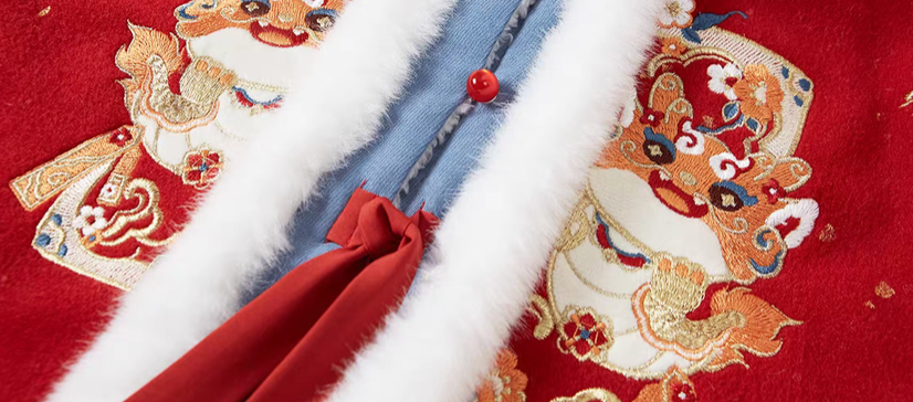 新年童裝 小財神接福兩件套裝 100-160cm 女童款 新年中式華服唐裝 新春馬年 2026年