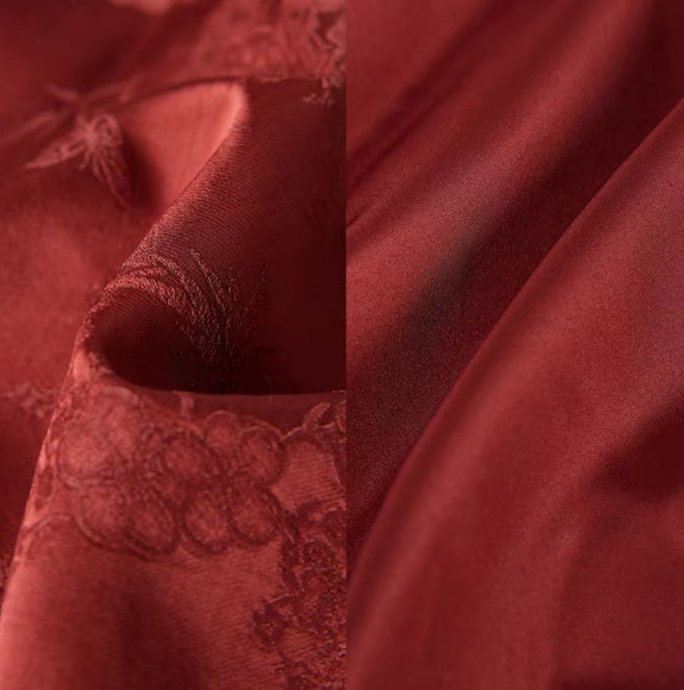 新年童裝 平安喜樂提花夾棉外套 100-160cm/S-XL 親子裝 女童款/大人款 新年中式華服唐裝 新春馬年 2026年 AAA