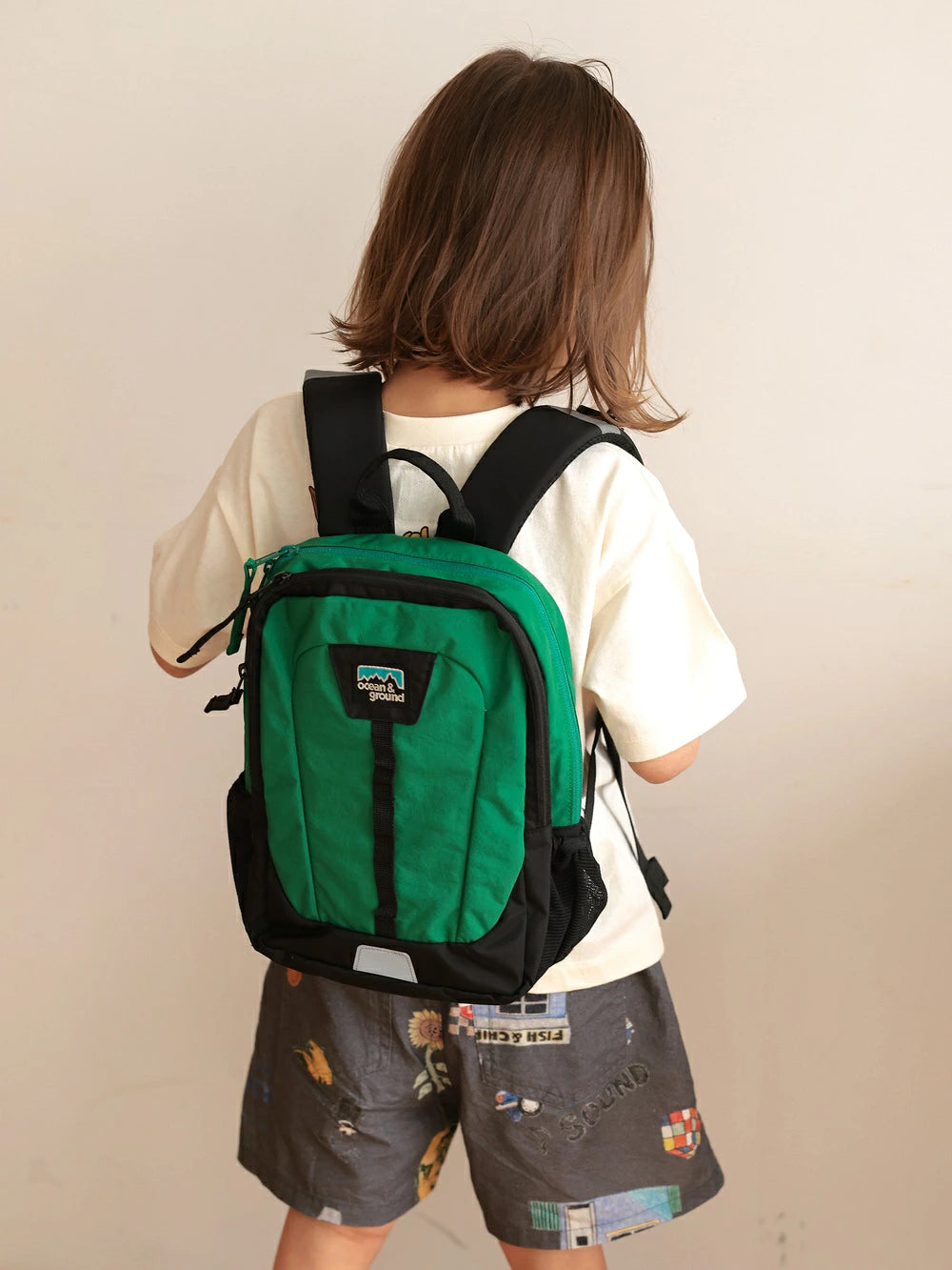 OCEAN &amp; GROUND Stain-Resistant and Water-Resistant Candy Colorblock Backpack (XS-M) Direct from Japan