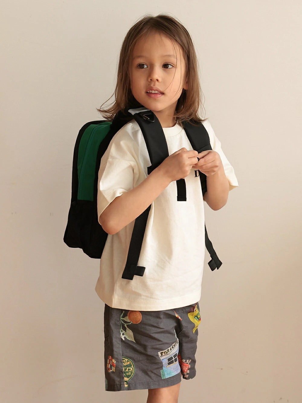 OCEAN &amp; GROUND Stain-Resistant and Water-Resistant Candy Colorblock Backpack (XS-M) Direct from Japan