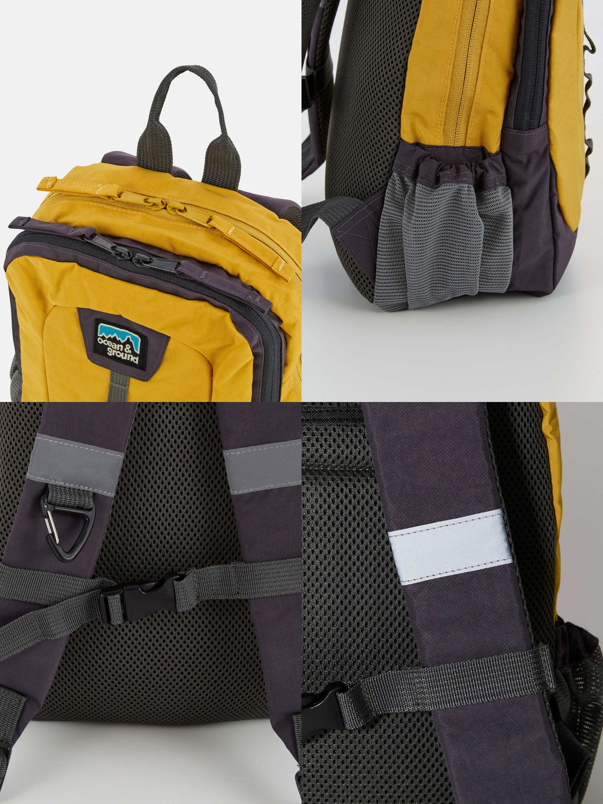 OCEAN &amp; GROUND Stain-Resistant and Water-Resistant Candy Colorblock Backpack (XS-M) Direct from Japan