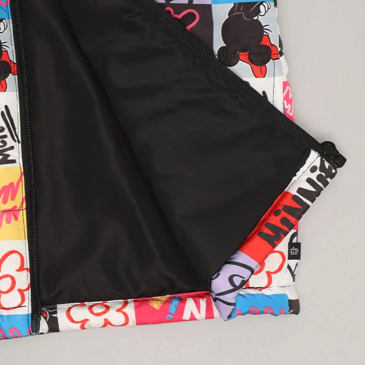 日本童裝 BDL x Disney 彩格夾棉背心外套 90-140cm 男童款/女童款 夏季 OUTERWEAR