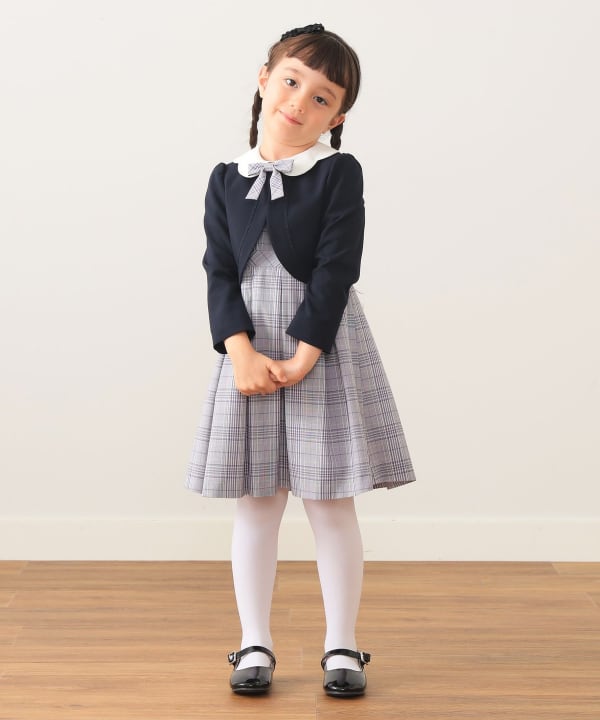 日本童裝 BEAMS mini 禮服兩件套裝 110-130cm 女童款 冬季 OUTERWEAR DRESSES 面試/宴會/表演
