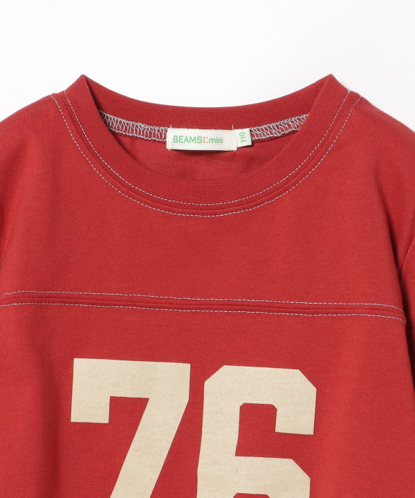 日本童裝 BE#AMS mini 編號印花上衣 90-140cm 女童款 夏季 TOPS
