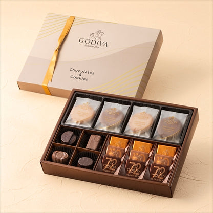 ‼️3/9晚上12點截單‼️日本直送 Godiva 經典松露朱古力、純黑片裝與夾心貓舌餅乾尊榮大綜合禮盒 21/27個入 限定手信 中秋節滿月限定
