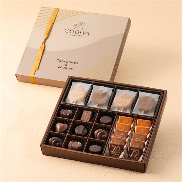 ‼️3/9晚上12點截單‼️日本直送 Godiva 經典松露朱古力、純黑片裝與夾心貓舌餅乾尊榮大綜合禮盒 21/27個入 限定手信 中秋節滿月限定