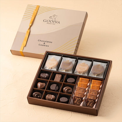 ‼️3/9晚上12點截單‼️日本直送 Godiva 經典松露朱古力、純黑片裝與夾心貓舌餅乾尊榮大綜合禮盒 21/27個入 限定手信 中秋節滿月限定