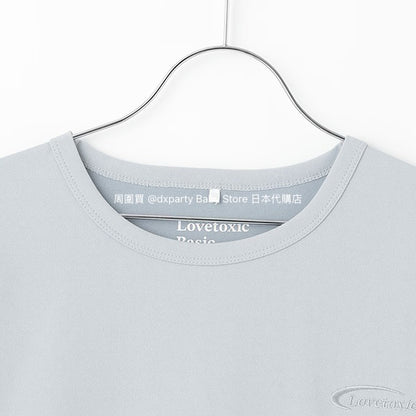 Lovetoxic Japan Children's Clothing Water-Absorbent Quick-Drying UV-Proof Heat-Proofing Simple Top 130-170cm Girls Summer TOPS 