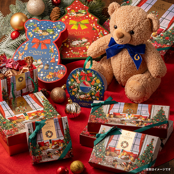 日本直送 Godiva 朱古力熊仔禮盒 7個 聖誕快樂特輯 新年行運發財特輯 Christmas Happy New Year 馬年 限定手信
