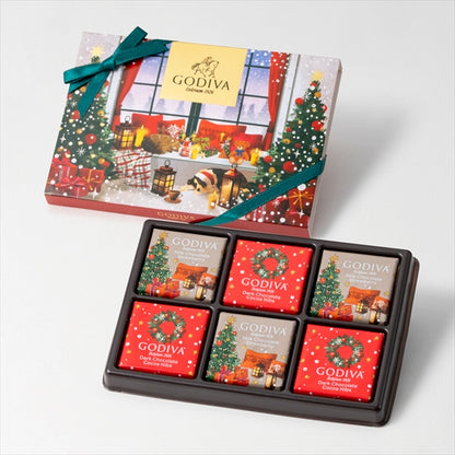 日本直送 Godiva 聖誕朱古力禮盒 6個 聖誕快樂特輯 新年行運發財特輯 Christmas Happy New Year 馬年 限定手信