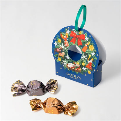 日本直送 Godiva 聖誕朱古力果仁糖禮盒 2個 聖誕快樂特輯 新年行運發財特輯 Christmas Happy New Year 馬年 限定手信