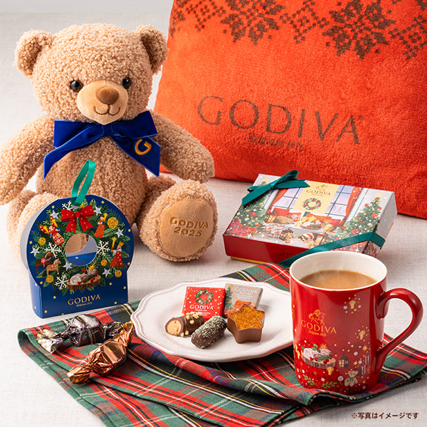 日本直送 Godiva 聖誕朱古力果仁糖禮盒 2個 聖誕快樂特輯 新年行運發財特輯 Christmas Happy New Year 馬年 限定手信