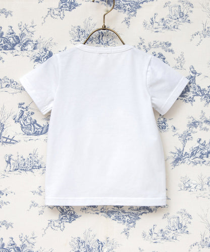 Japanese children's clothing panpantutu lace collar short-sleeved top 90-140cm girls summer TOPS 